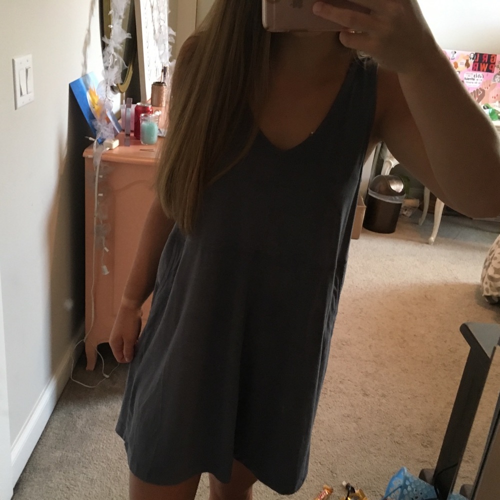 suede dress